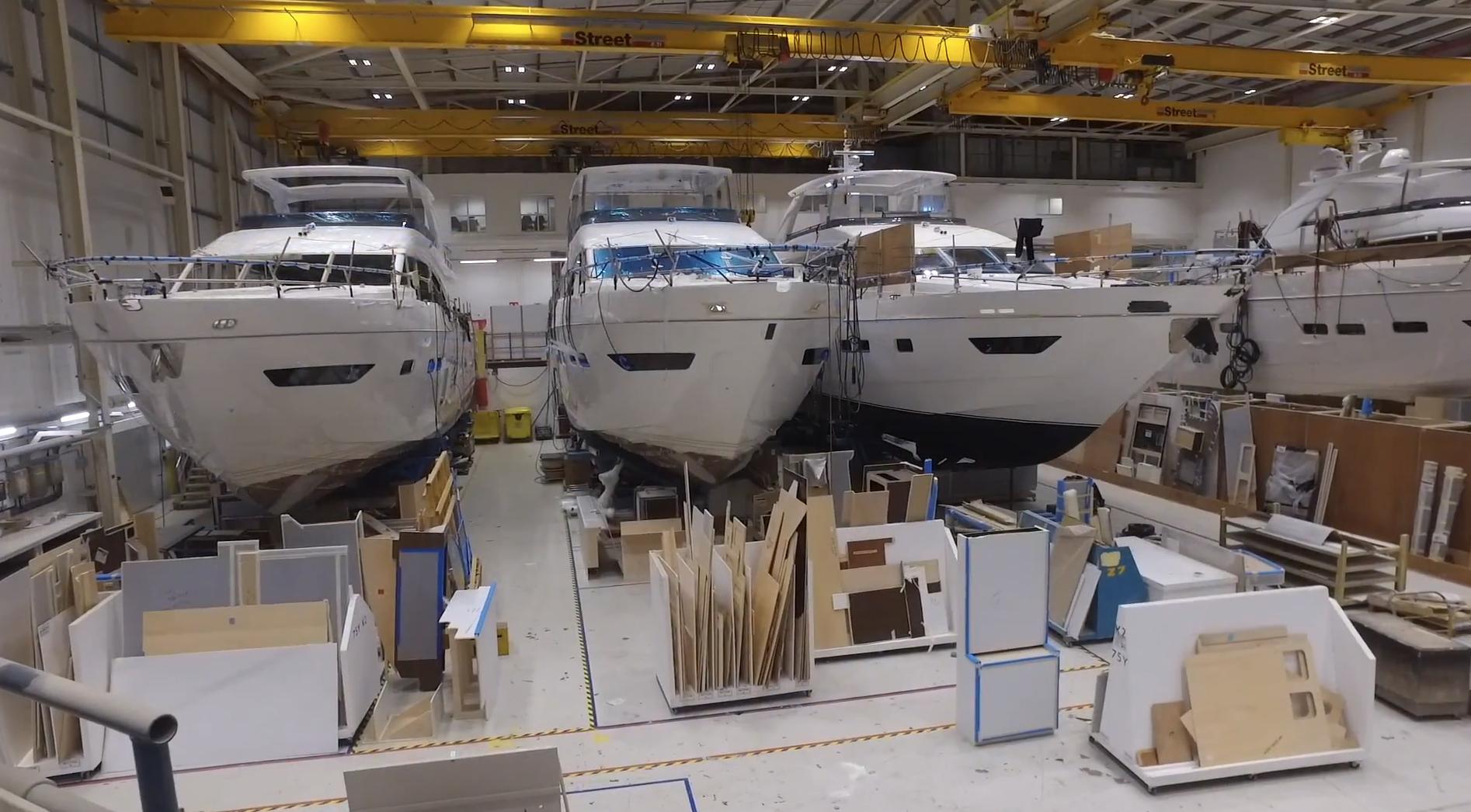 The Princess Yachts Factory