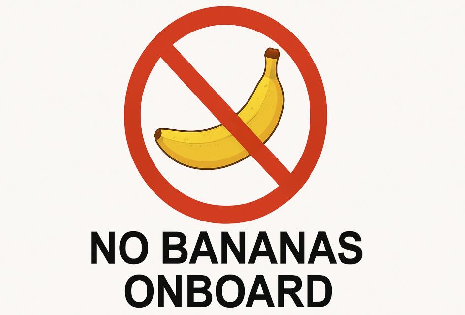 No Bananas Onboard